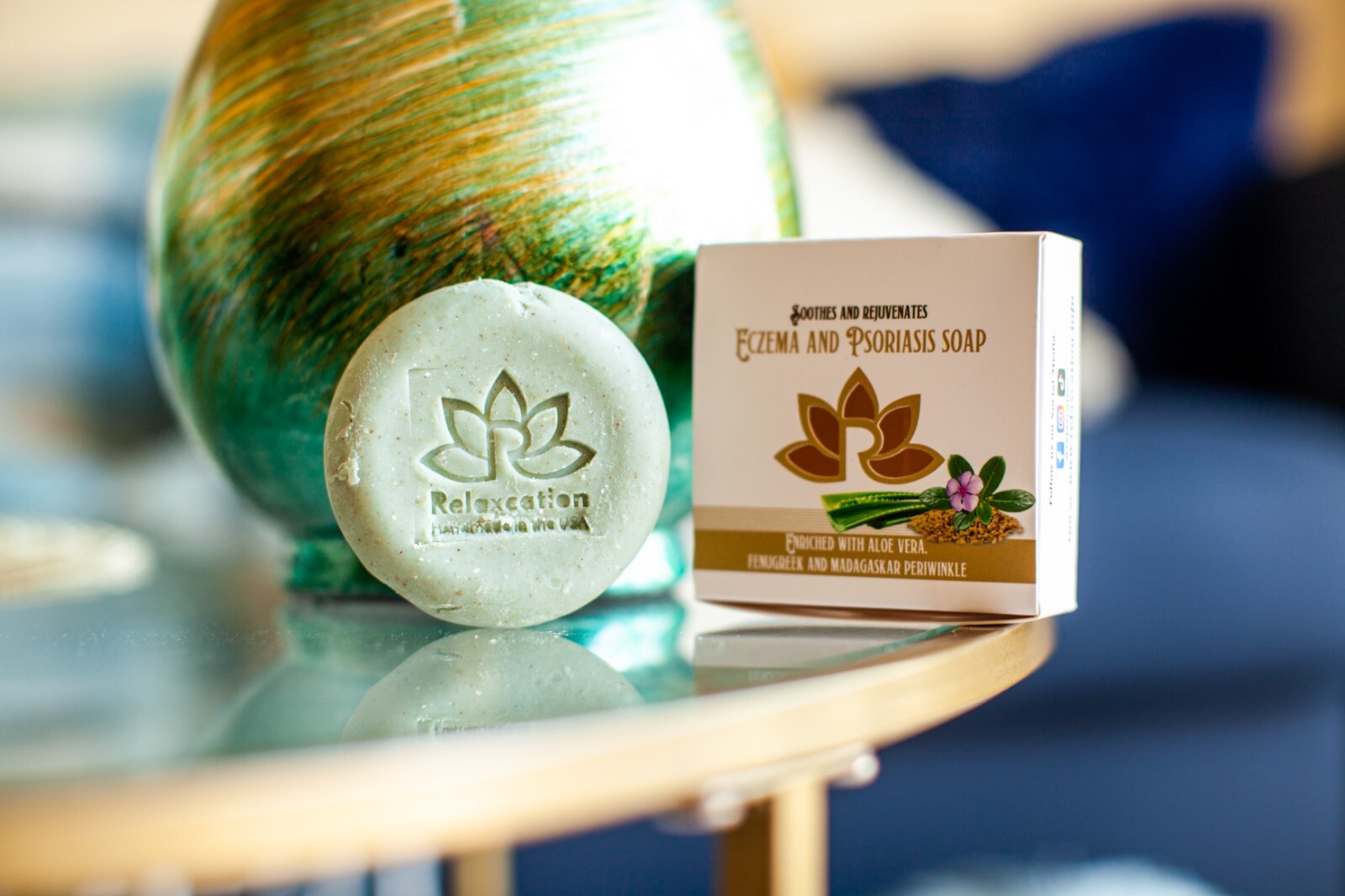 Eczema & Psoriasis Bergamot Natural Cold Process Soap Bar with Essential Oils