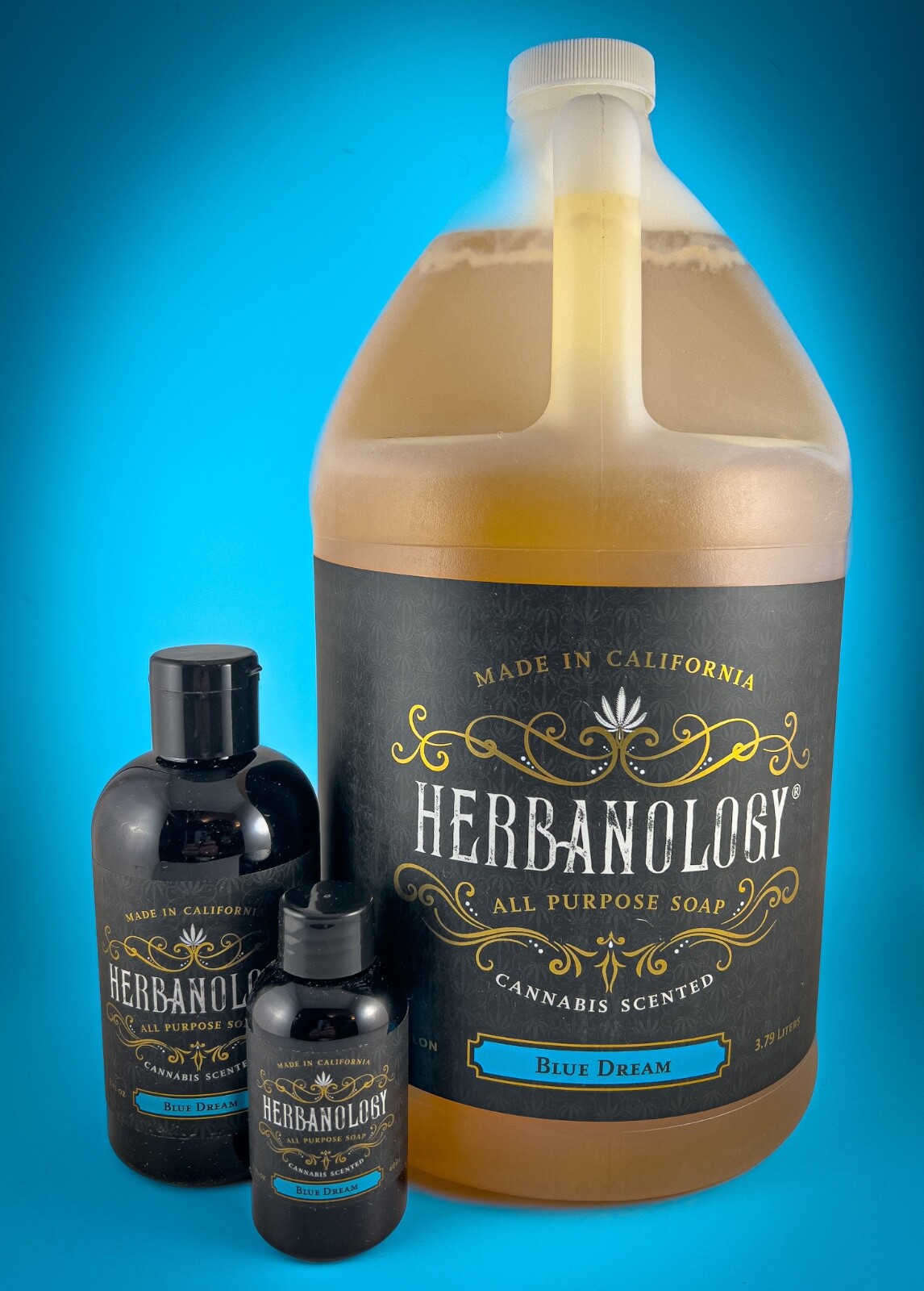 Herbanology 1 Gallon Blue Dream Organic Liquid Castile All Purpose Soap