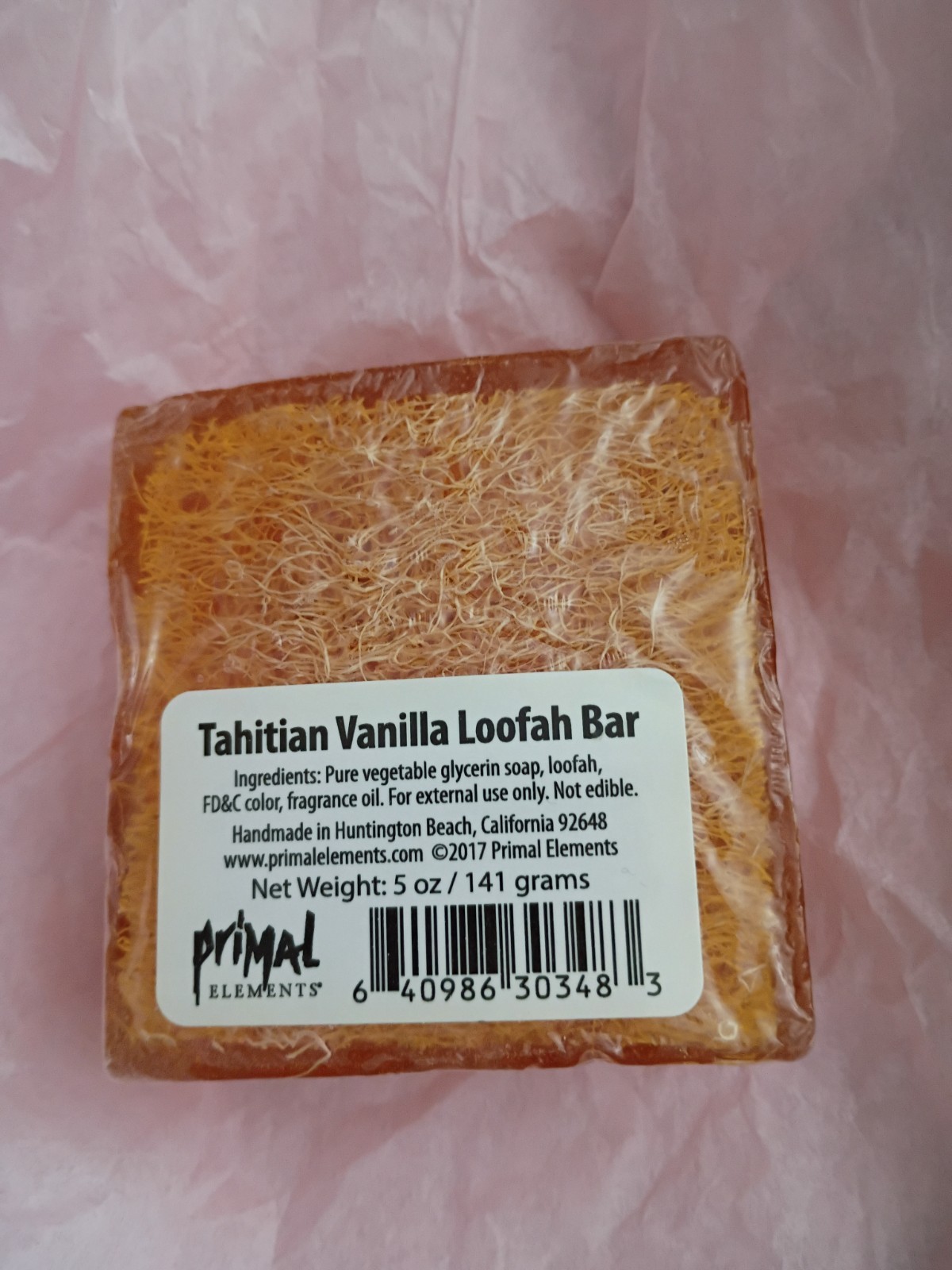 Loofah Bar,Tahitian Vanilla