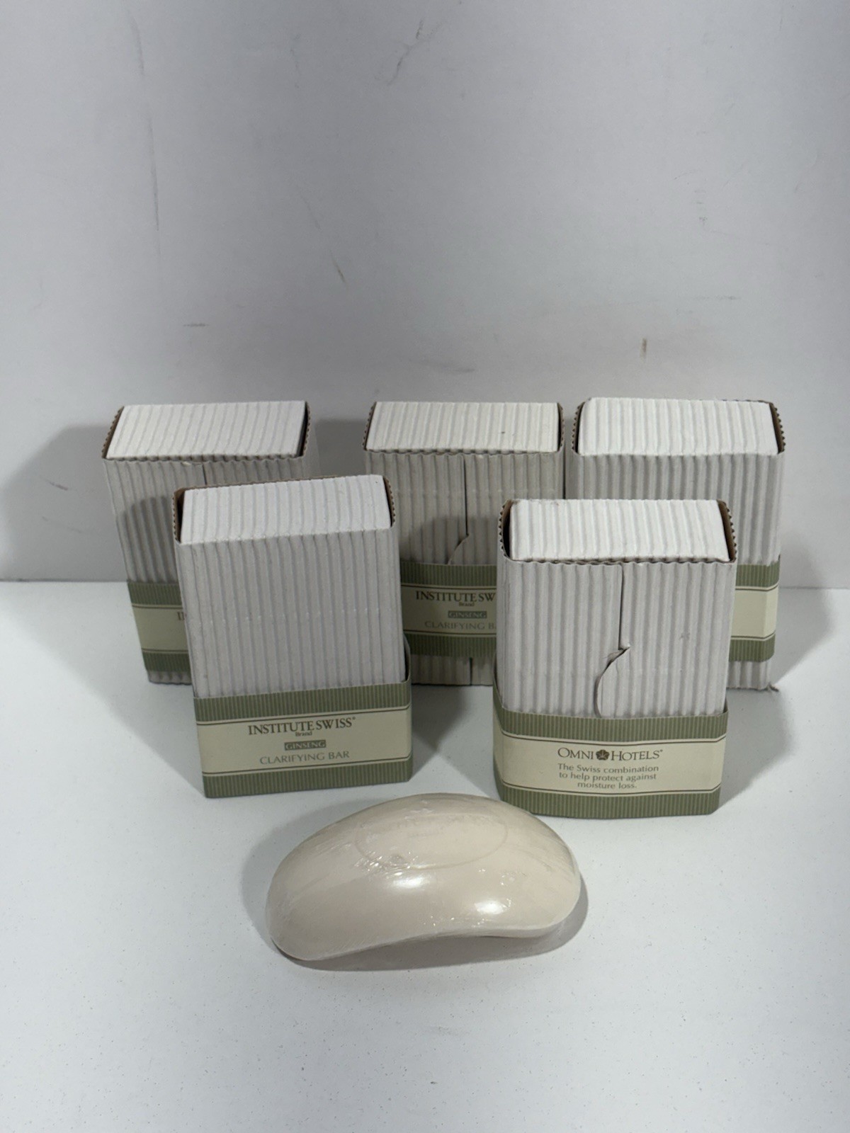 Institute Swiss Brand Clarifying Bath Soap Lot Of 6 Bar Ginseng Omni Hotels