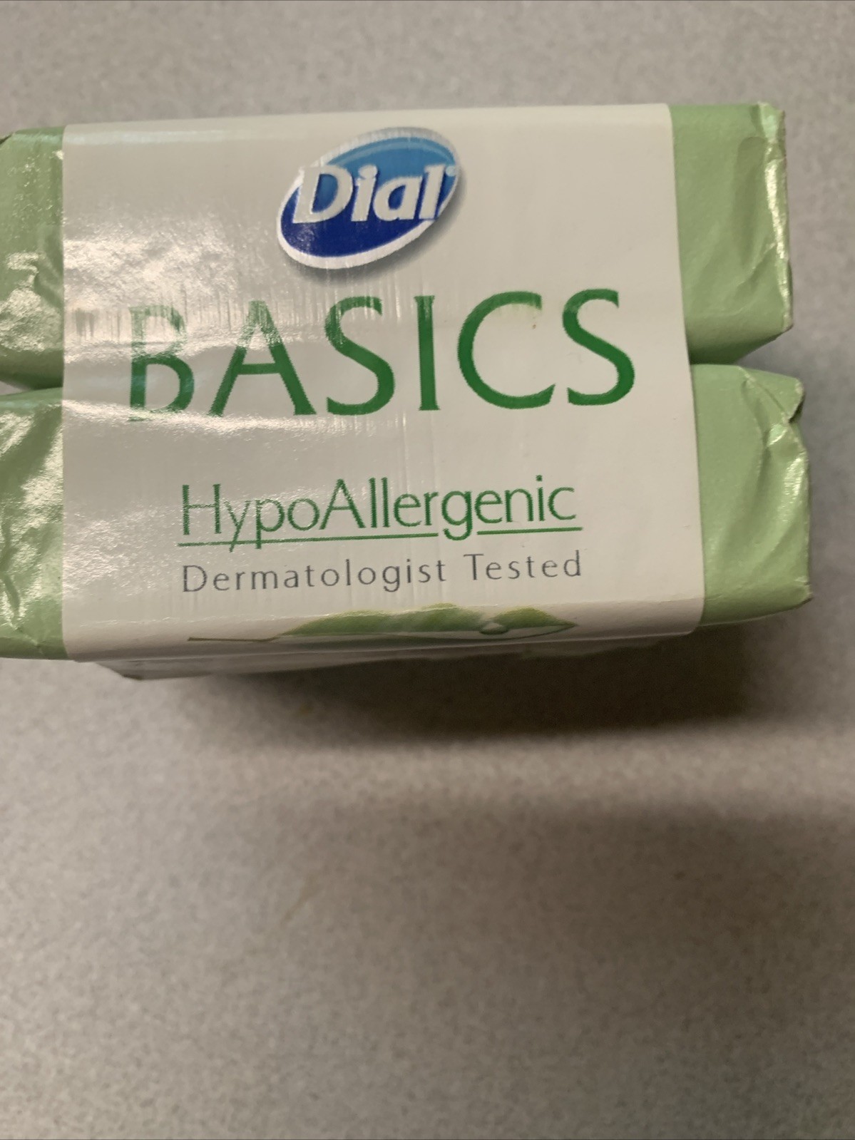 New Sealed 2 Pack Dial Basics Hypoallergenic Dermatologist Tested Soap