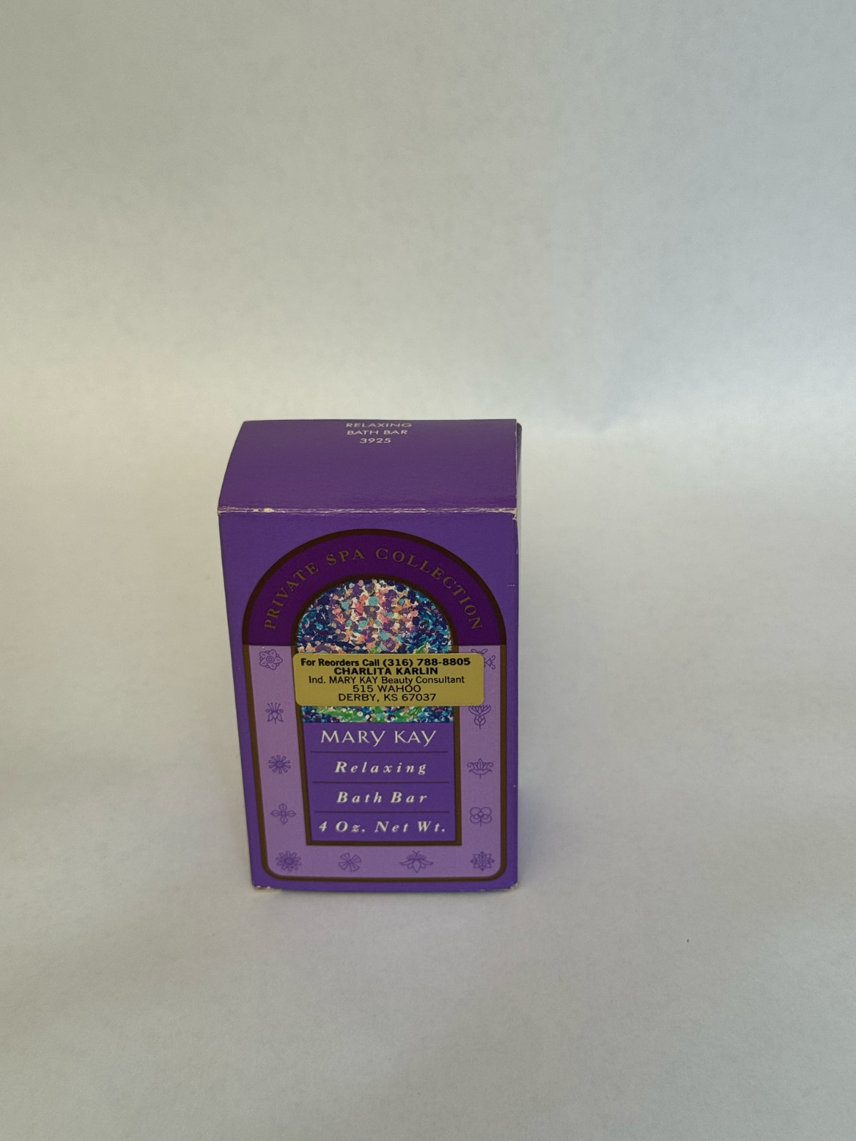 Mary Kay Vintage/Discontinued Relaxing Bath Bar Private Spa Collection 4 oz.