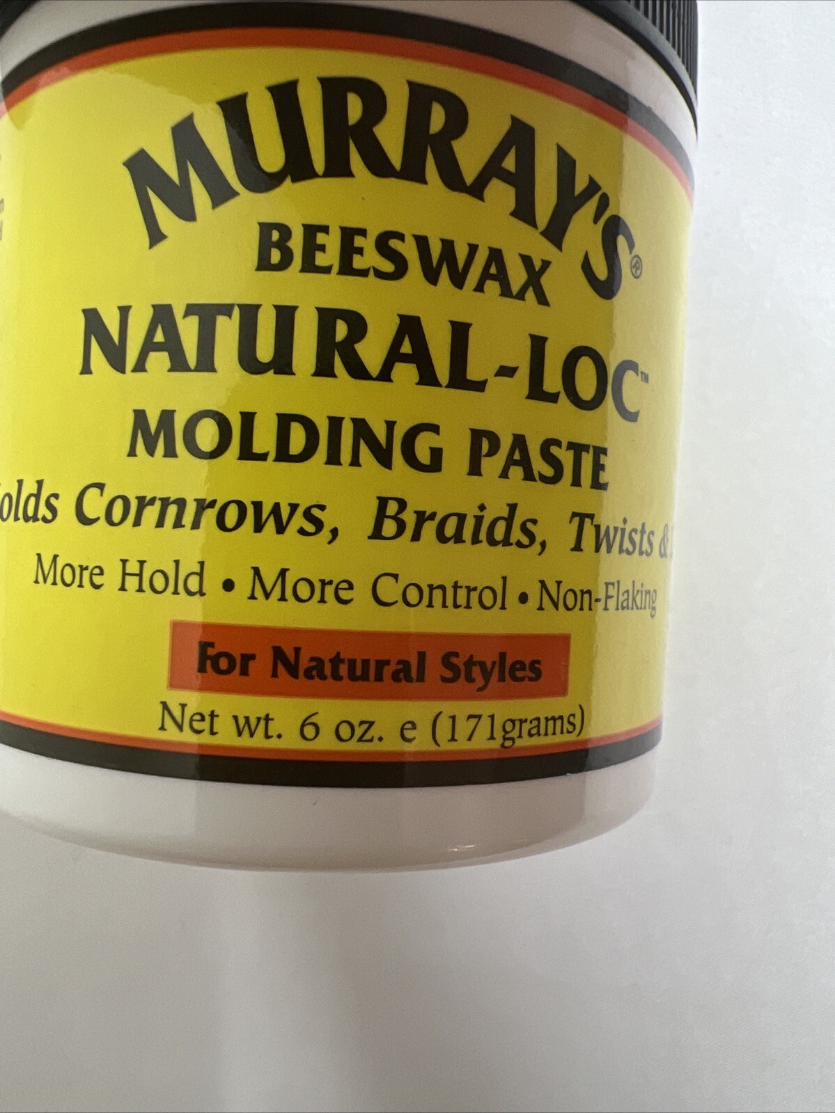 Beeswax Natural-Loc For Natural Styles Molding Paste Jar Net Weight 6 Ounce