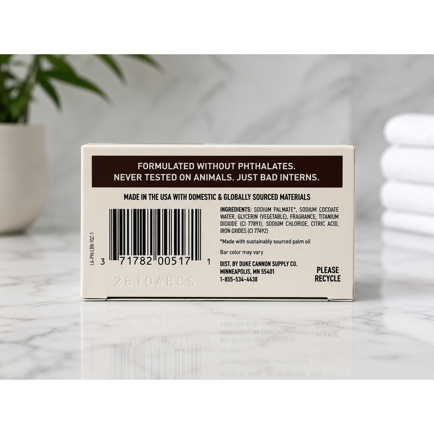 Duke Cannon Big Ass Brick of Soap Sawtooth Alpine Air Cedarwood 10 Oz New