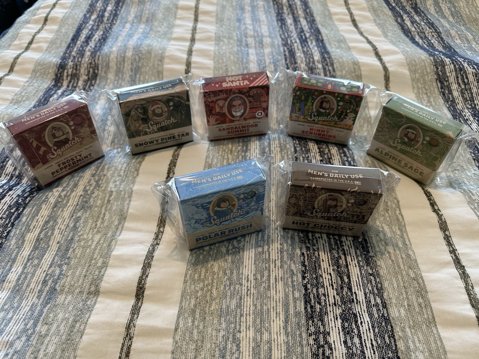 Dr Squatch Holiday Soap Huge Bundle of 7 Limited Edition Bars!