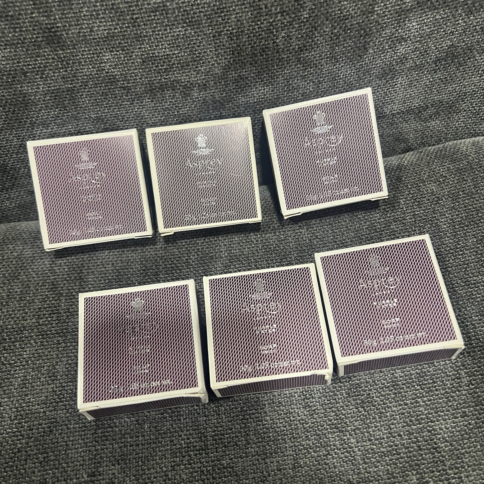 Lot of 6 Asprey London Purple Water Soap 30g/ 1.05oz NIB Discontinued EXP:2020