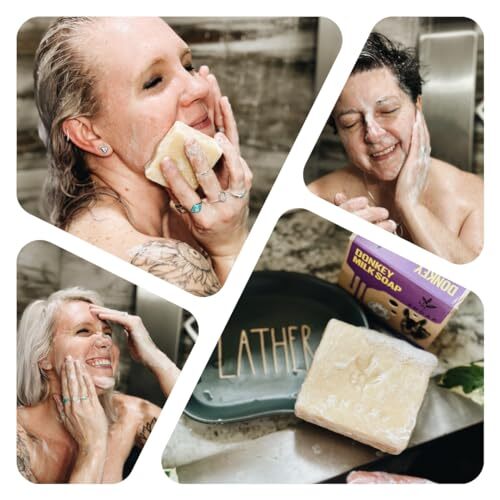 Unscented Soap Bar for Body & Face – Made with Donkey Milk, Natural and Organic