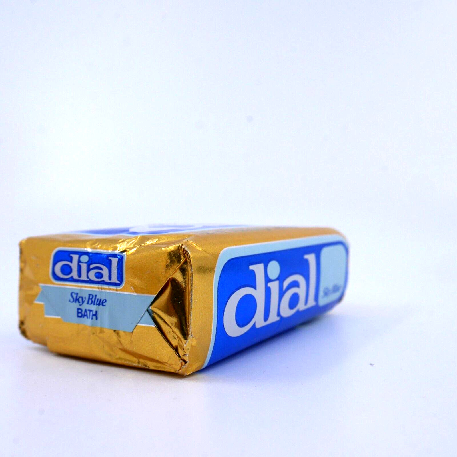 1 Vintage 80s DIAL SKY BLUE Bar Soap 5oz Each NEW OLD STOCK NEW Sealed