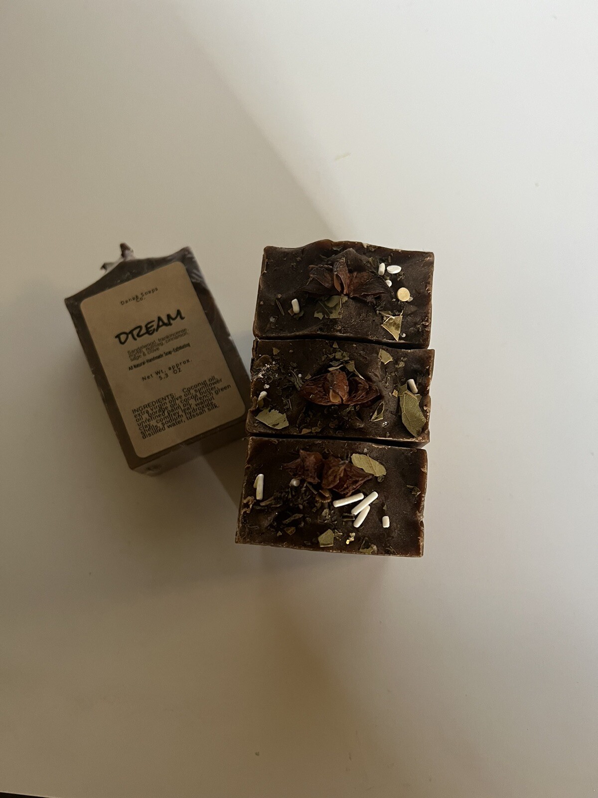 Dream soap Bar 5OZ Artisan Soap, HANDMADE Sandalwood,frank&myrhh,clove EXFOLIATE