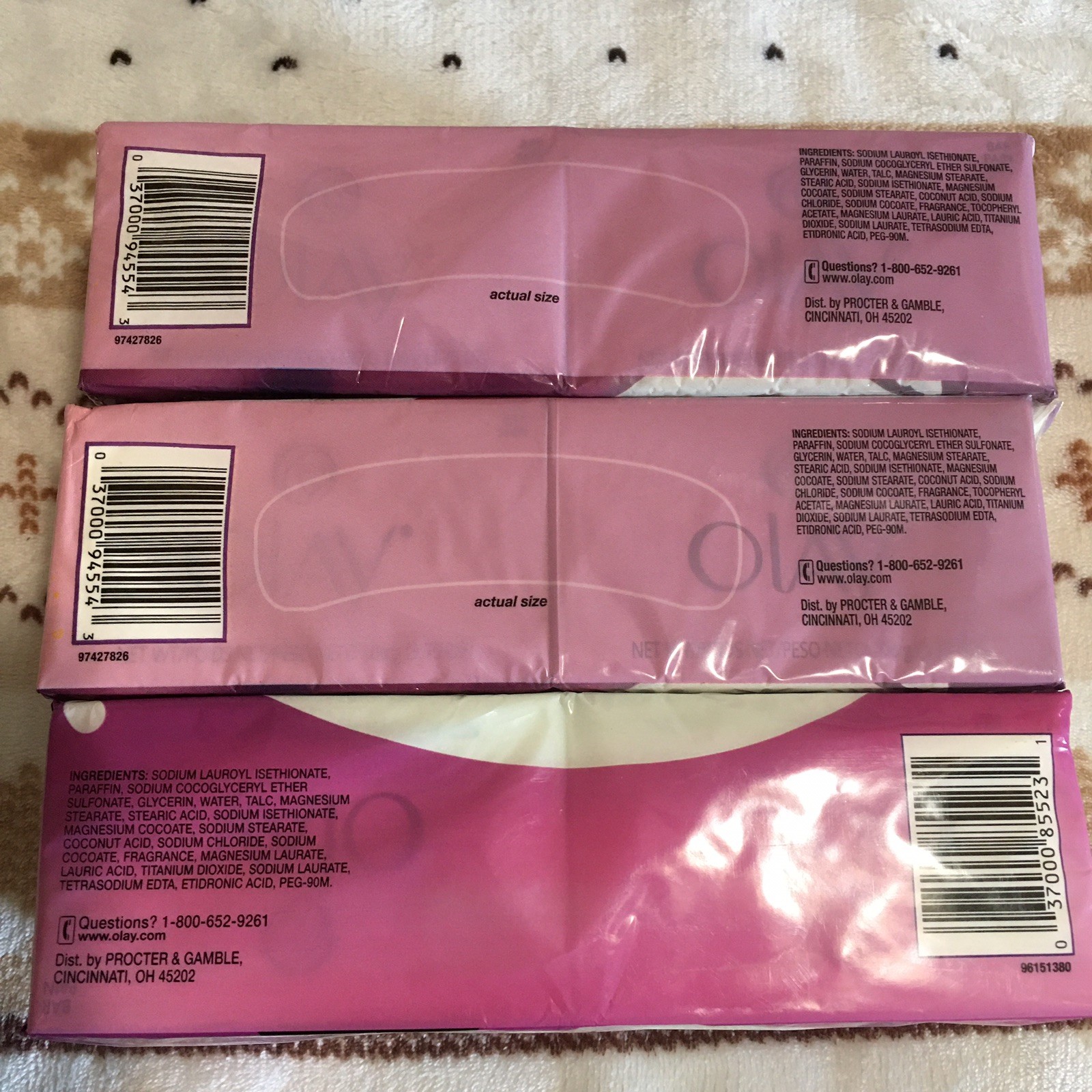 3*** Olay Age Defying Original Formula 6 Beauty Bars 4 oz & 3.75 Oz 18 Bars