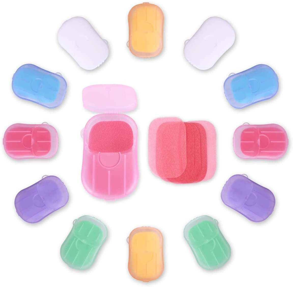 Soap Paper Sheets Portable Disposable Travel Scent Bath Slice Sheet Hand Washing