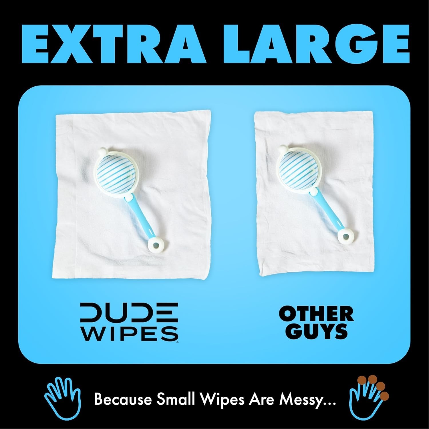 Hypoallergenic Flushable Wipes – 576 Ct Total, Plant Based