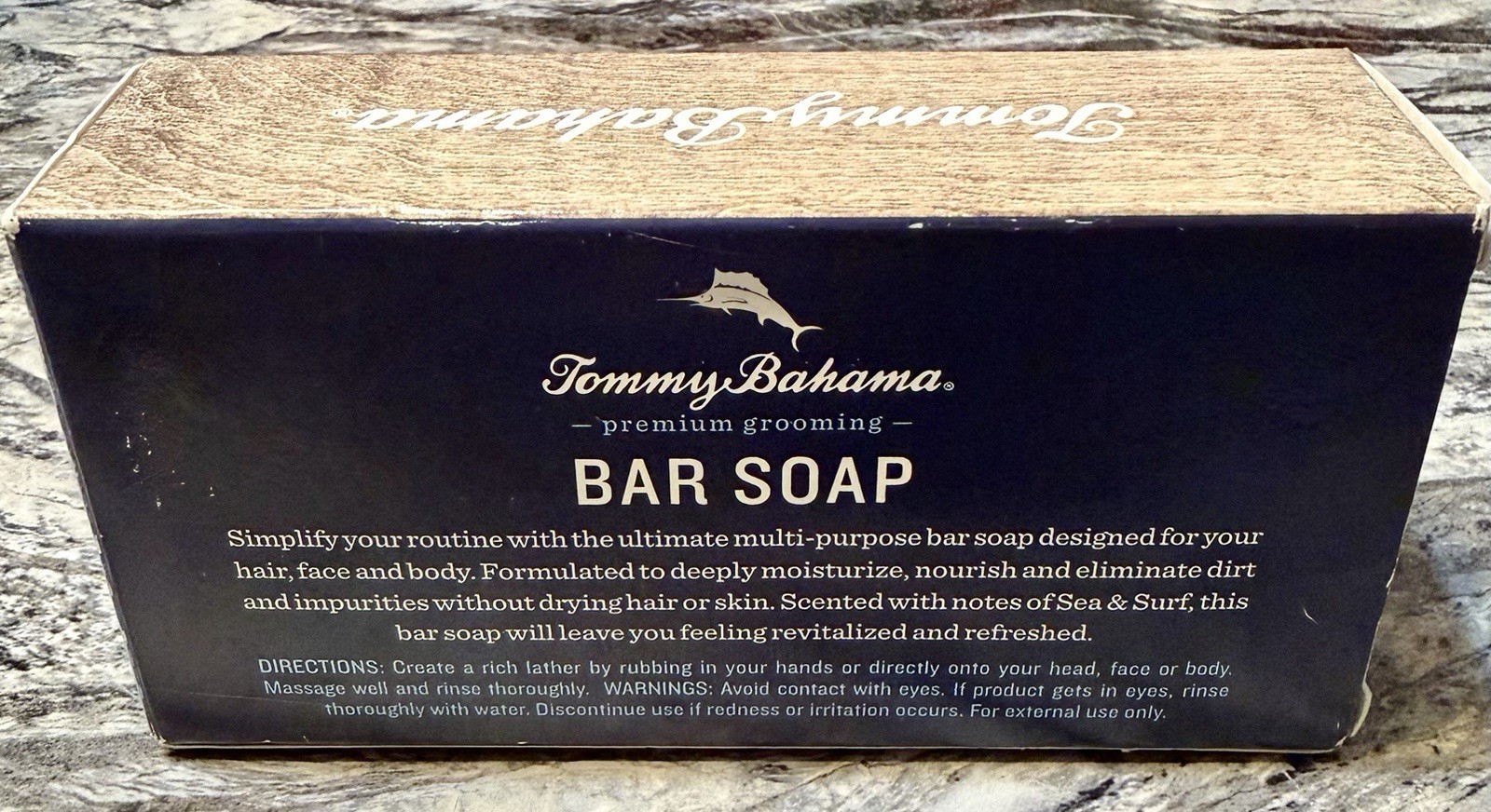 Tommy Bahama Premium Grooming Moisturizing Bar Soap Sea & Surf 10 oz Men