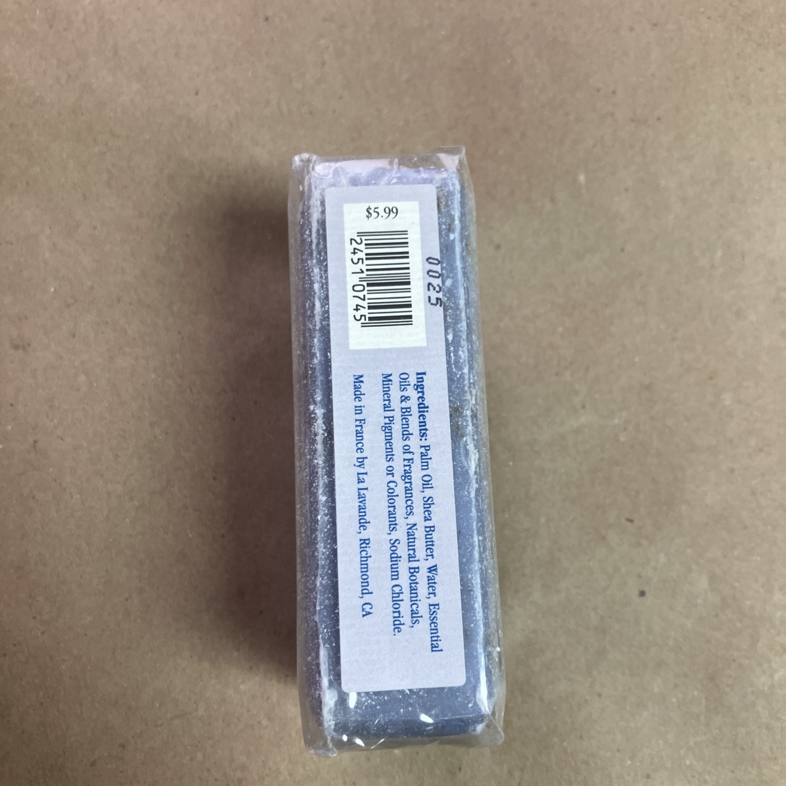 Triple Milled Bar Soap Lavande lavendar bar soap new 7 oz French France