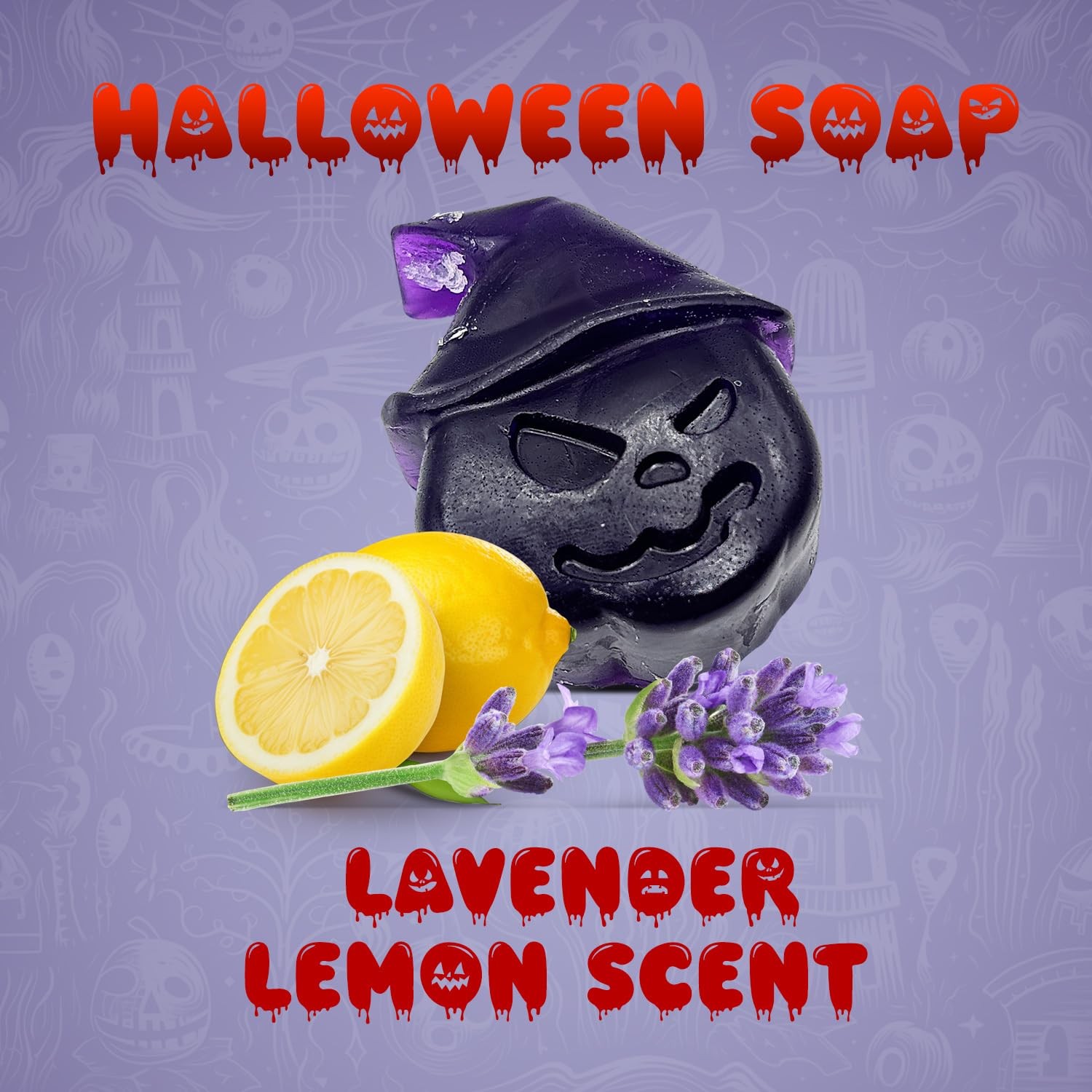 Relaxcation Halloween Soap Bar – Autumn Gift Set for 12 Ounce (Pack of 1)