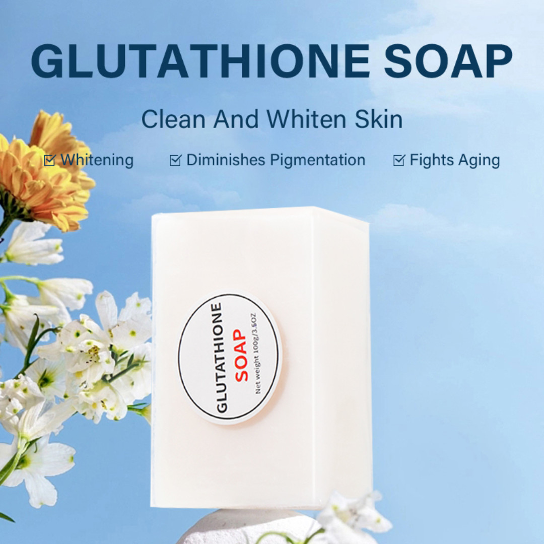 ( Pack of 6 )  Pure GLUTATHIONE SOAP Skin Whitening Bleaching Facial Soap 140g
