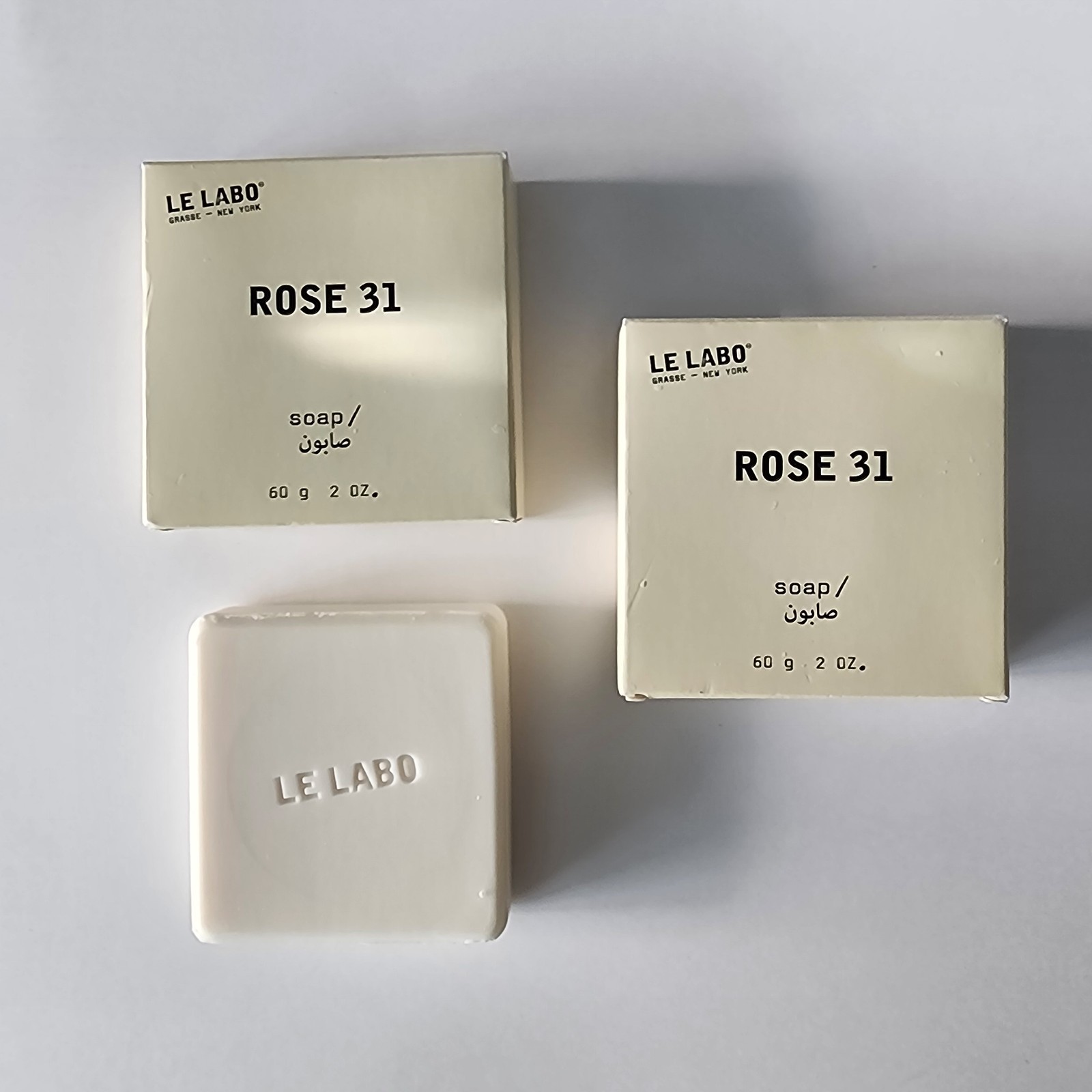 Le Labo Rose 31 Body Bar Soap 2oz 60g Soft Perfume New Fragrance Luxury Moisture