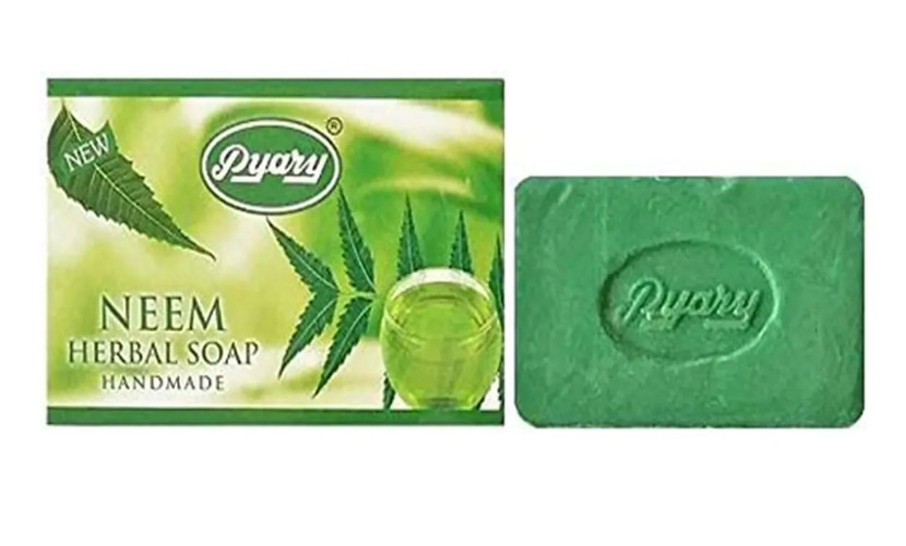4 X Indian Pyary Neem Original Herbal Soap – 75g Hand Made ⭐FAST SHIPPING⭐