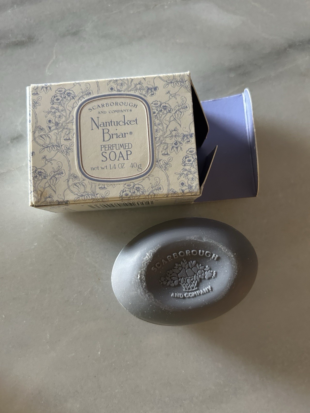 Scarborough and Company Nantucket Briar Perfumed Soap 1.4 oz Floral Oval Unisex