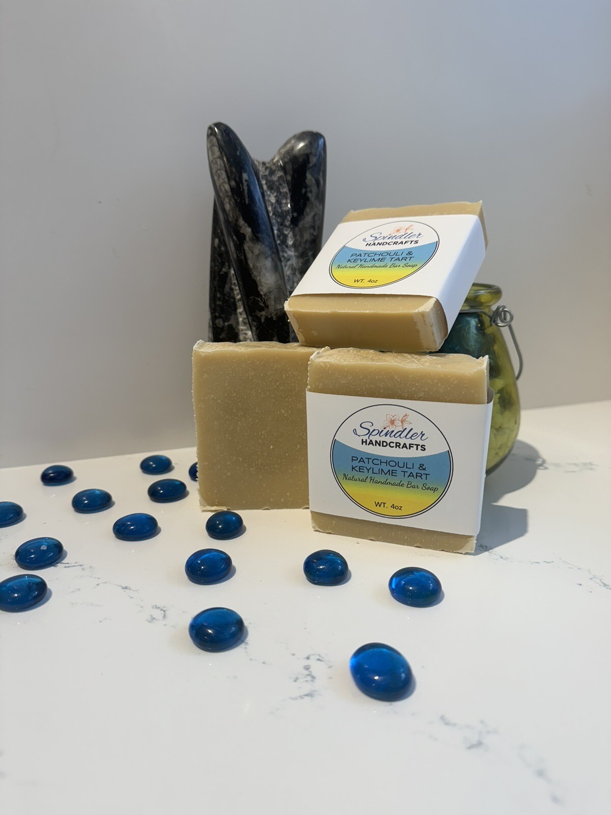 PATCHOULI & KEY LIME TART – Moisturizing Handmade – Homemade Bar Soap, wt. 4oz
