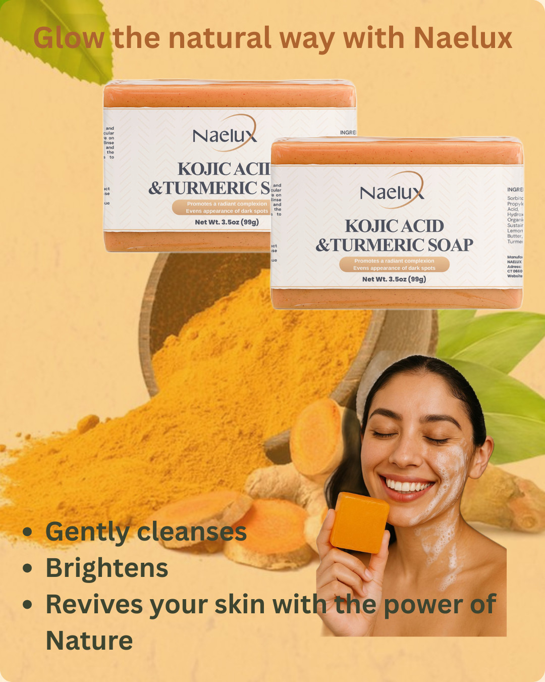 tumeric kojic acid soap