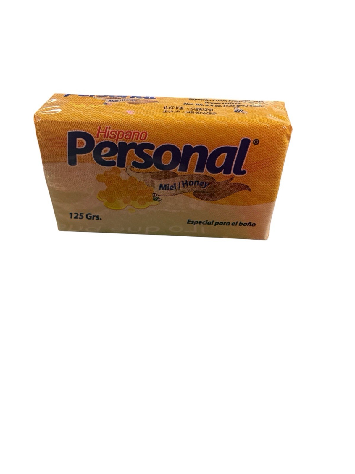 Hispano Personal Miel/Honey Bar Soap 125 Gram – Pack of 6