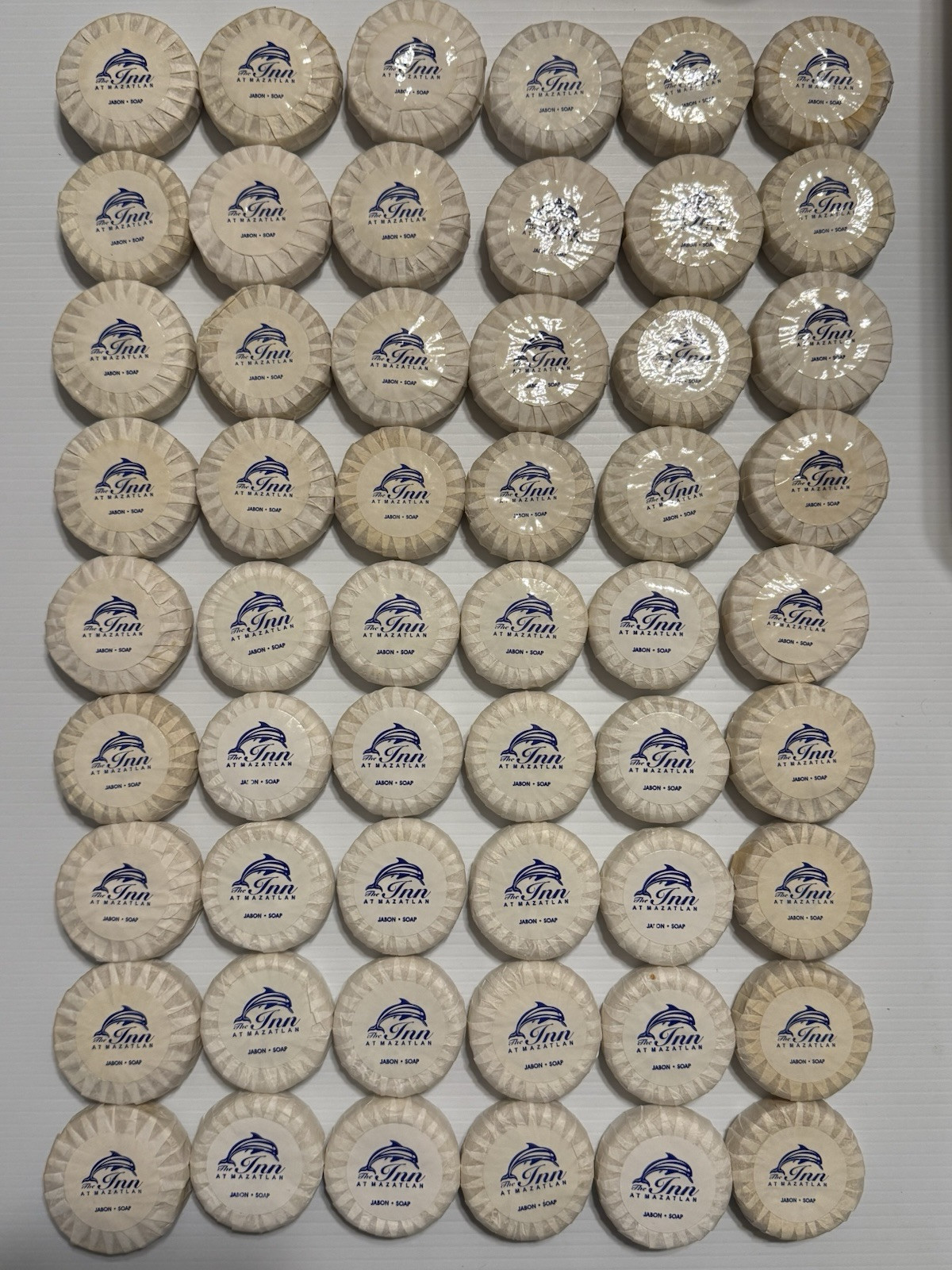 (56 BARS) NIB THE INN AT MAZATLAN JABON SOAP CLEANING BAR 1.60 OZ /45g TRAVEL SZ