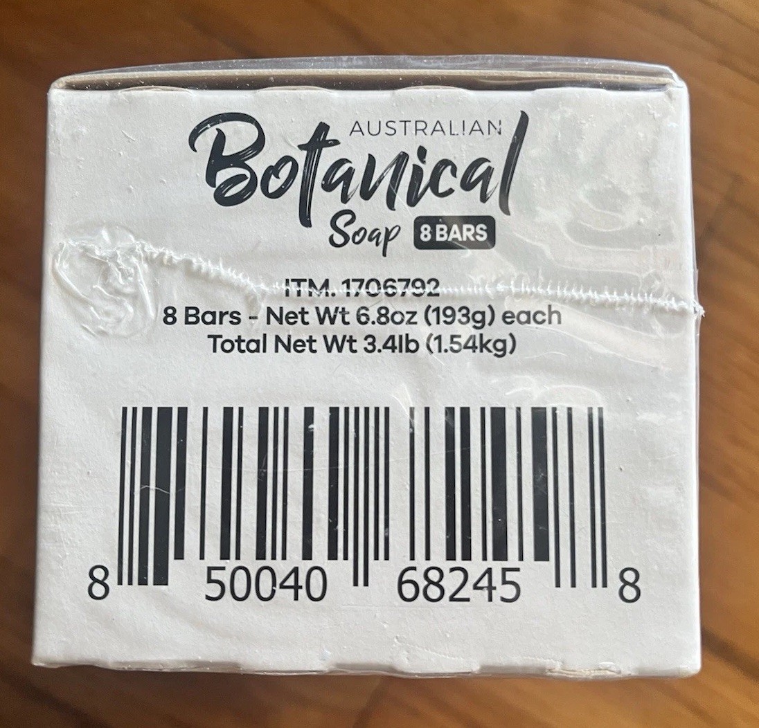 Australian Botanical Soap 8 Bars Valencia Orange/Sea Salt – New, body, skincare