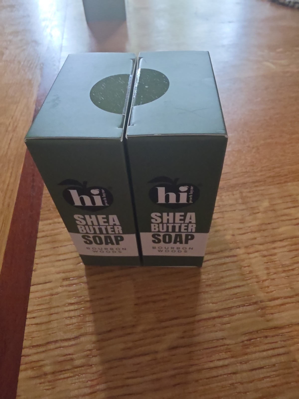 HI Shea Butter Soap Bourbon Woods 2 Pack 5 Ounces New Sealed