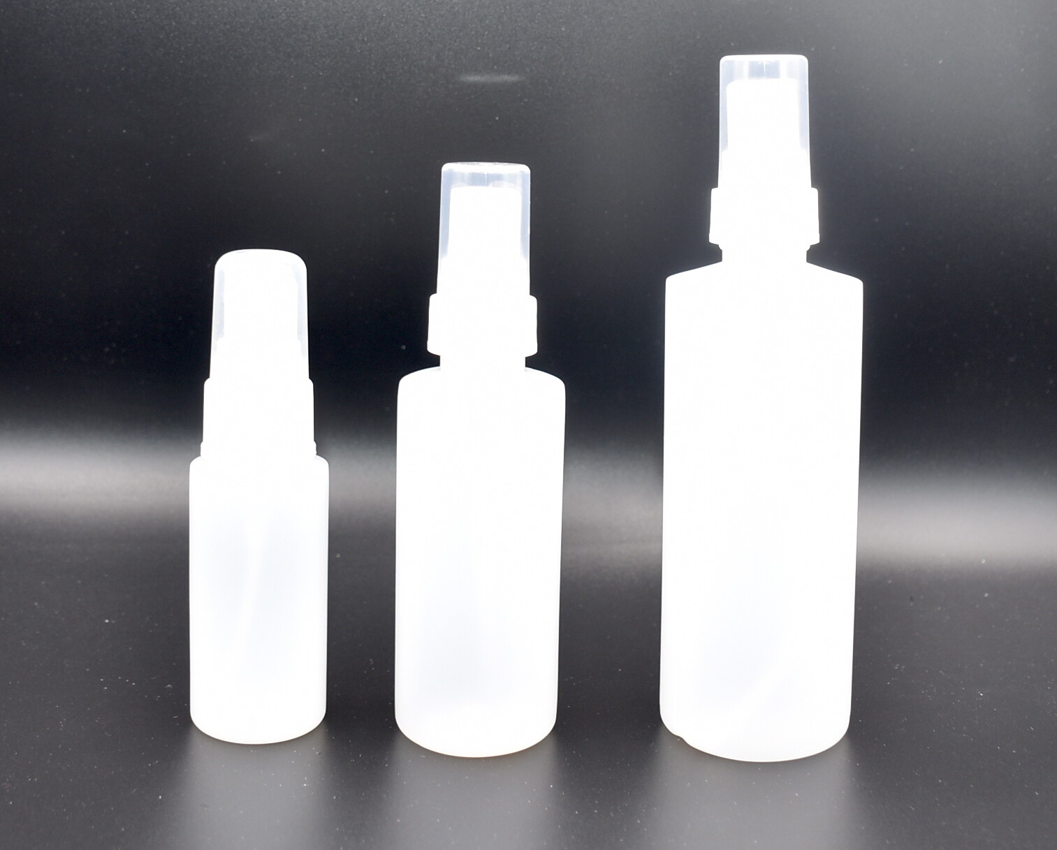 Natural HDPE Plastic Cylinder with Fine Mist Sprayer/Atomizer *Choose Option*