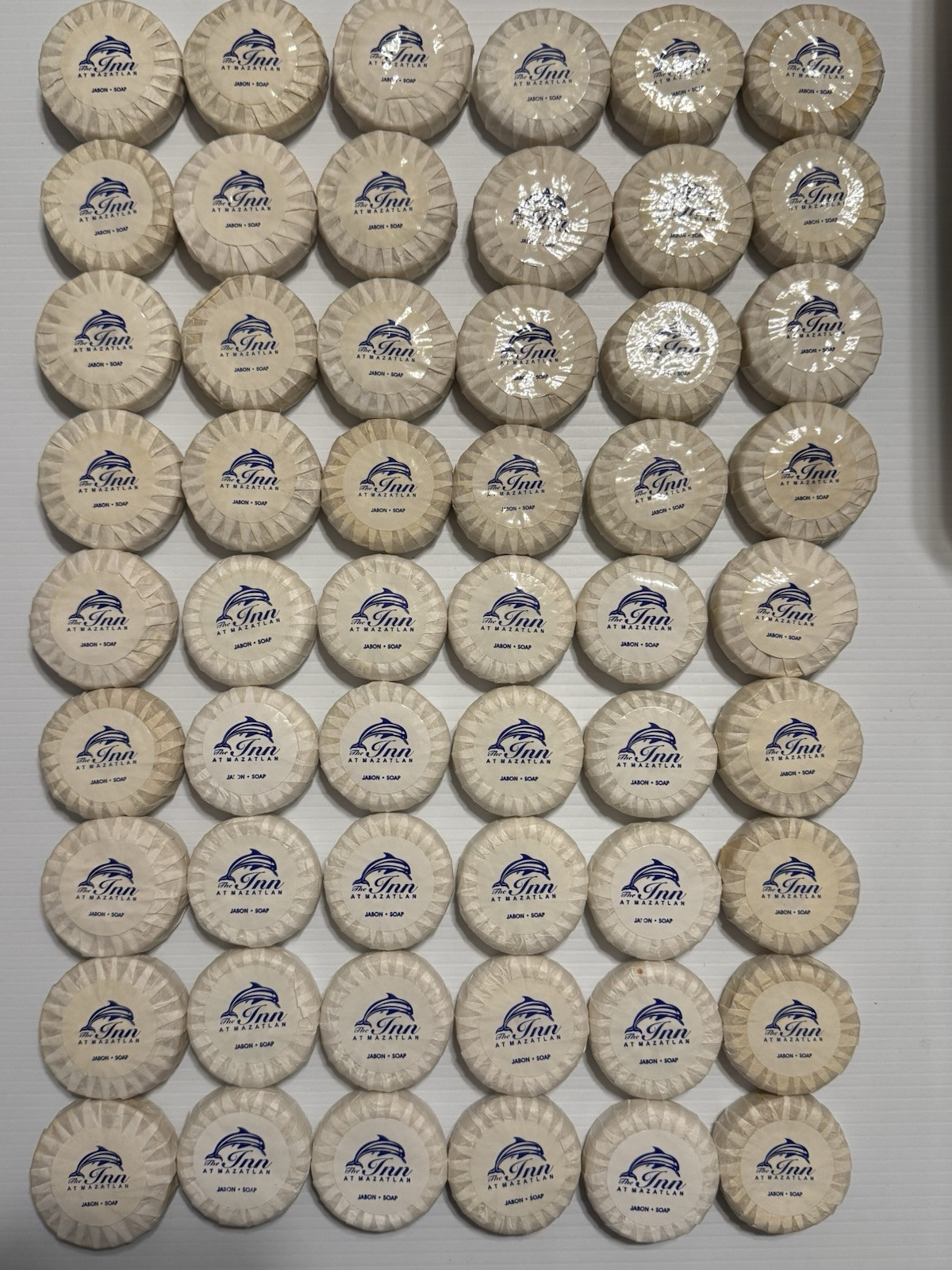 (56 BARS) NIB THE INN AT MAZATLAN JABON SOAP CLEANING BAR 1.60 OZ /45g TRAVEL SZ