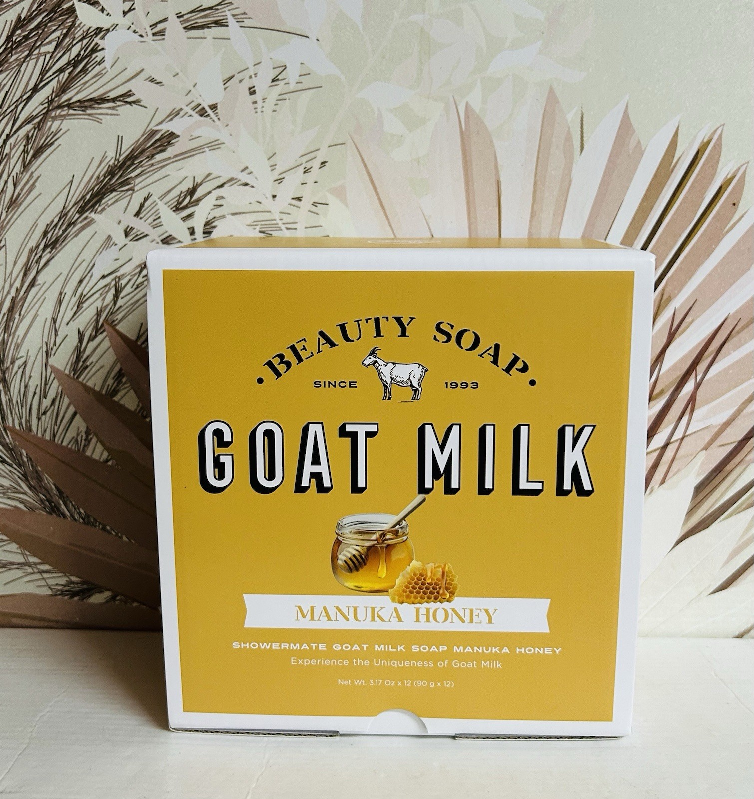 Manuka Honey Hand Soap with Goat Milk 12 Bars 3.17 oz Each