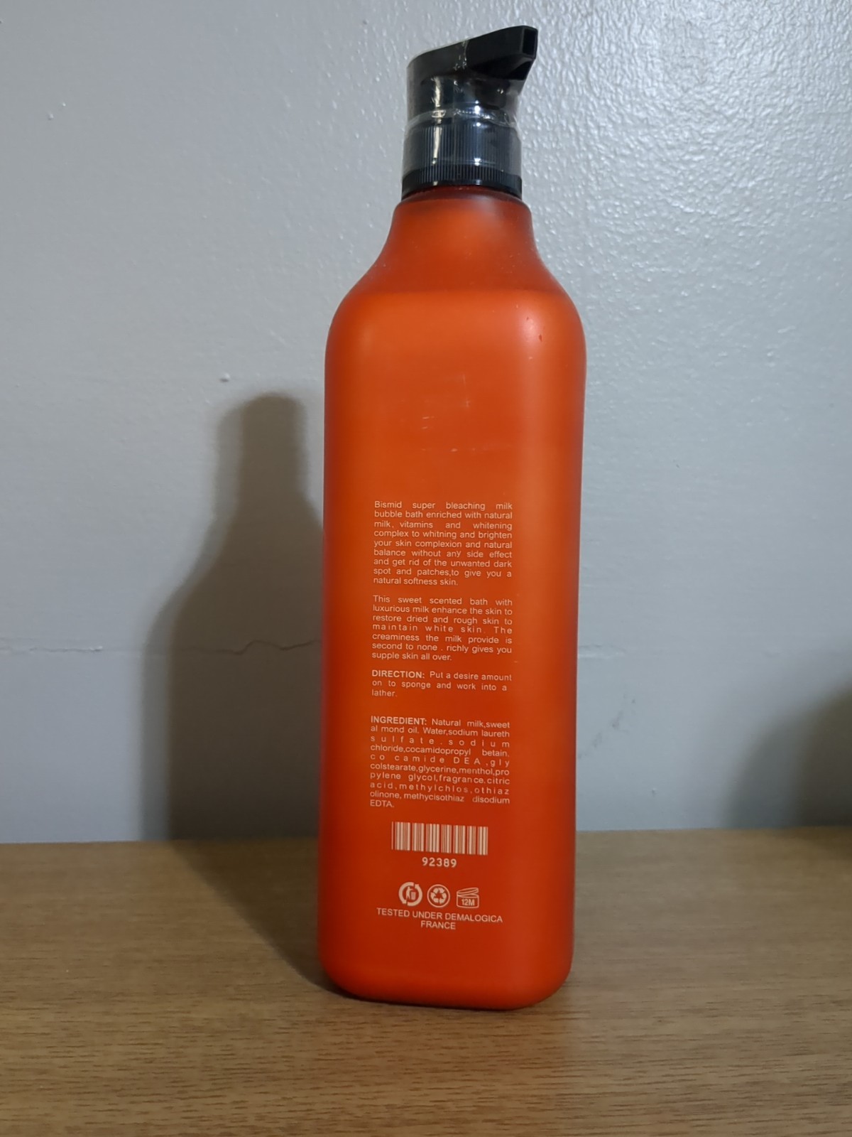 AUTHENTIC Bismid Cosmetics super milk Bubble bath. 1000ml x 1