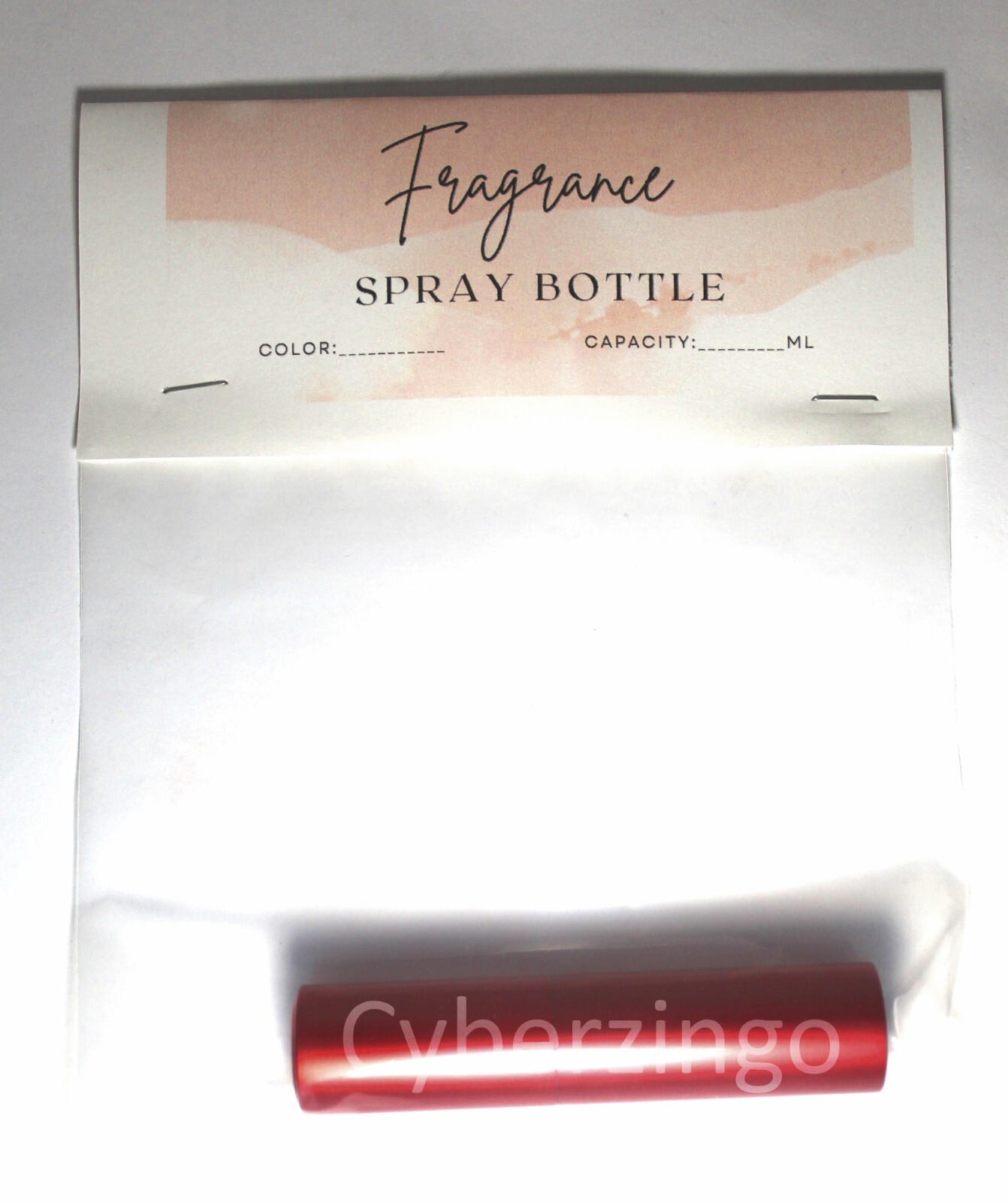 10 ML 4 Inch Perfume Spray Fragrance Bottle Rotating Head Red Aluminum Shell