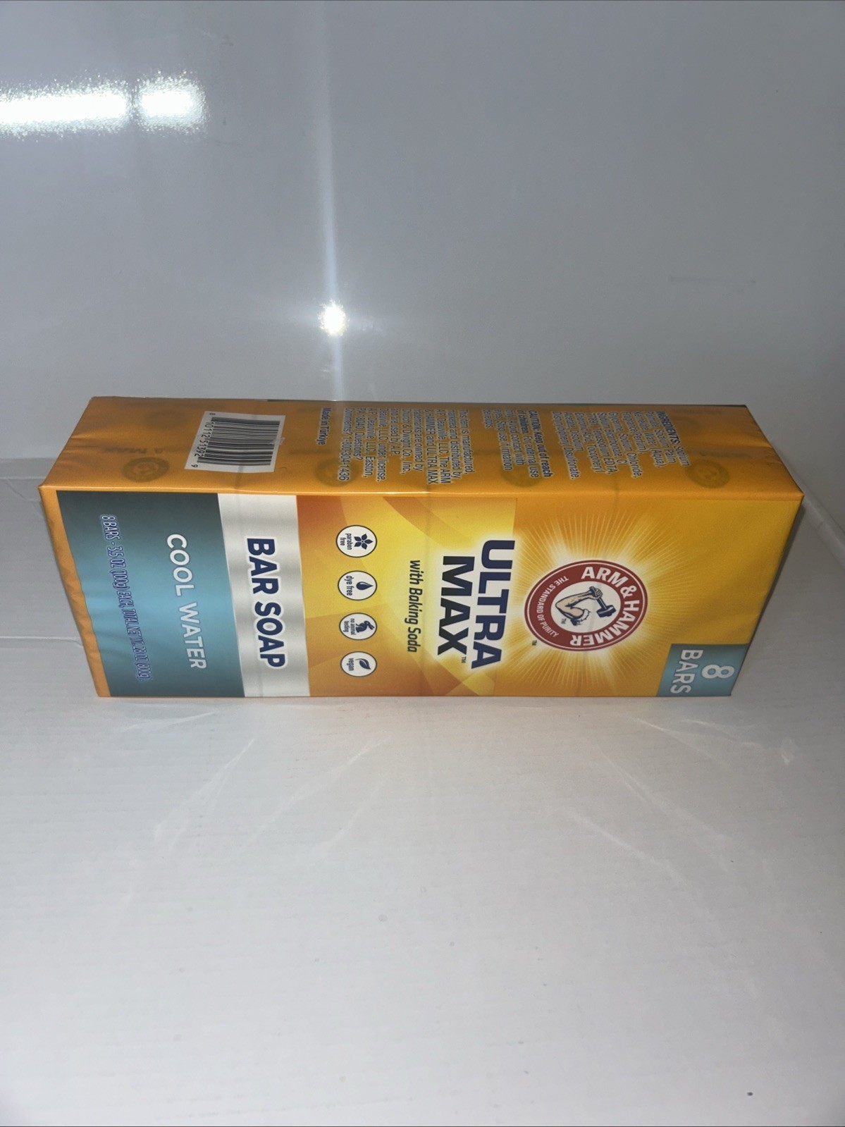 Arm & Hammer Ultra Max with Baking Soda Bar Soap Cool Water 8 Pack 3.5 oz each
