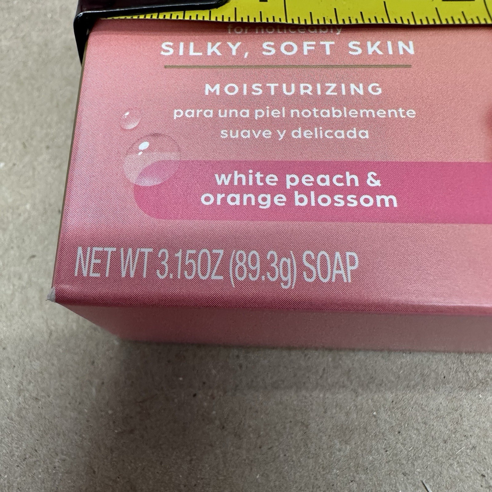 48 PK Caress Daily Silk Soap Bars White Peach & Orange Blossom 3.15 oz