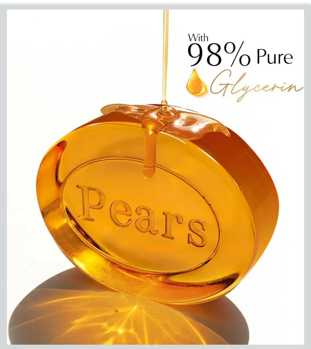 Pears Original Glycerin Soap Bar – Pure & Gentle Glow | With 98% Pure Glycerin |