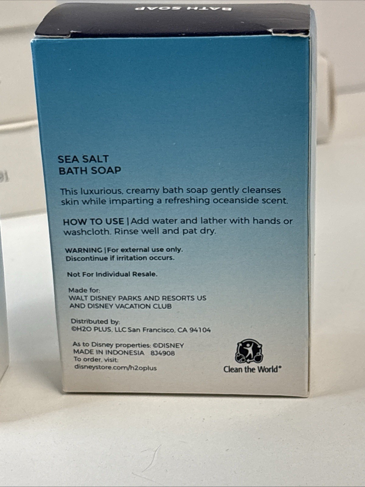 8 Disney Resorts H2O+ Beauty Sea Salt Bath Soap (2) & Facial Soap (6) ~ NEW