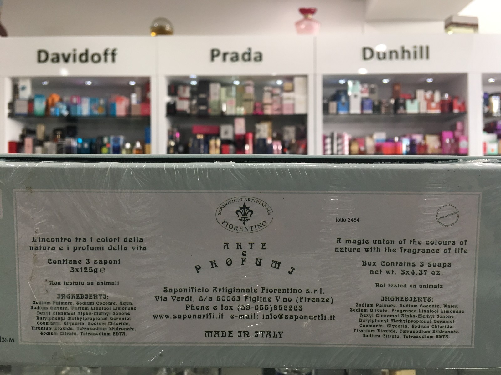 ARTE E PROFUME SOAP 3 x 4.37 oz.