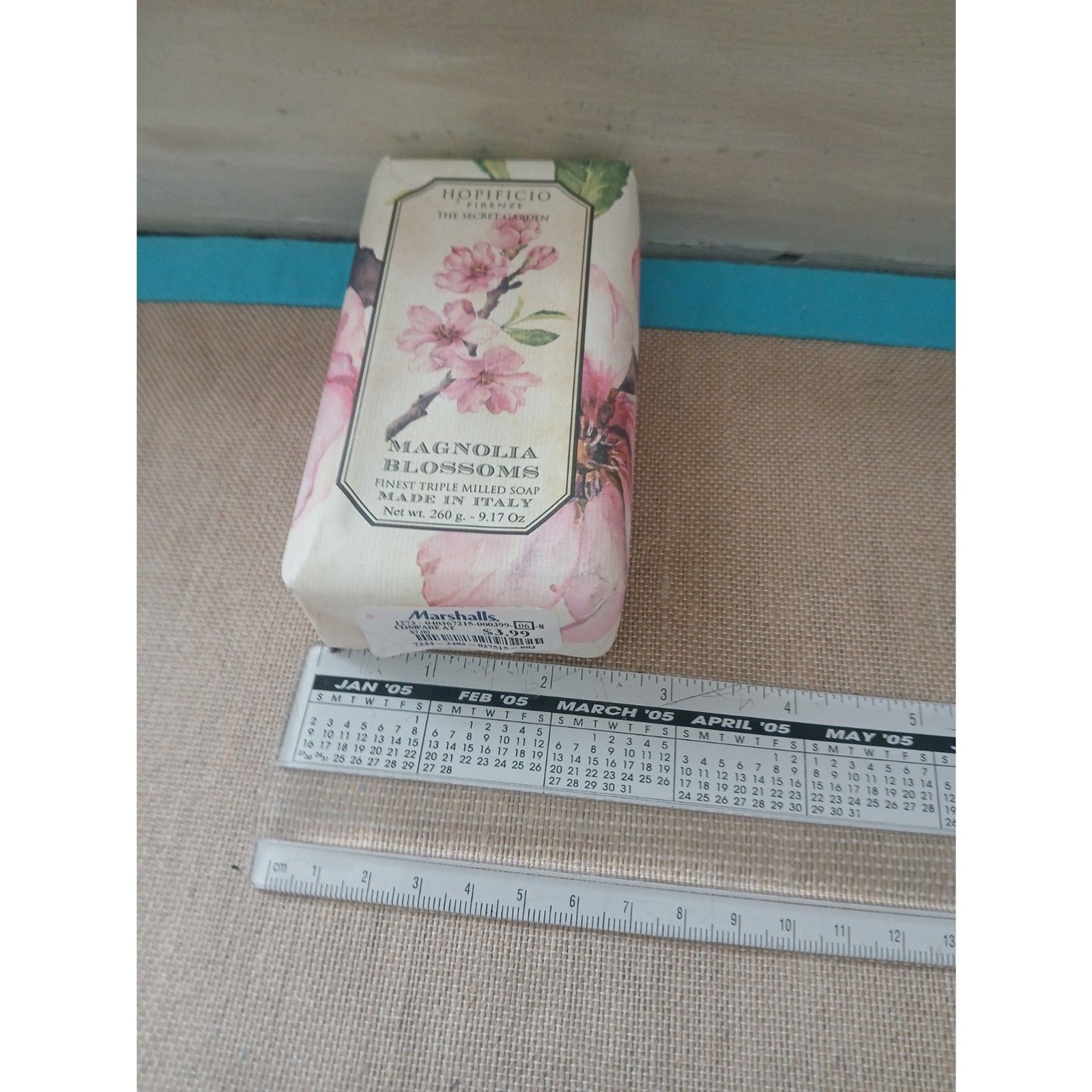 Hopificio Firenze Magnolia Blossoms Finest Triple Milled Soap Italy 9.17 oz
