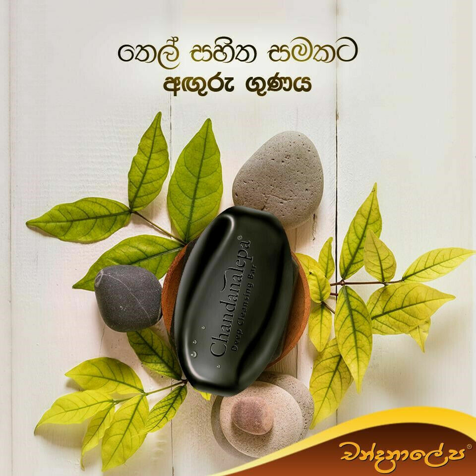 CHANDANALEPA Charcoal Herbal Soap Deep Cleansing Ayurveda Health Beauty Care