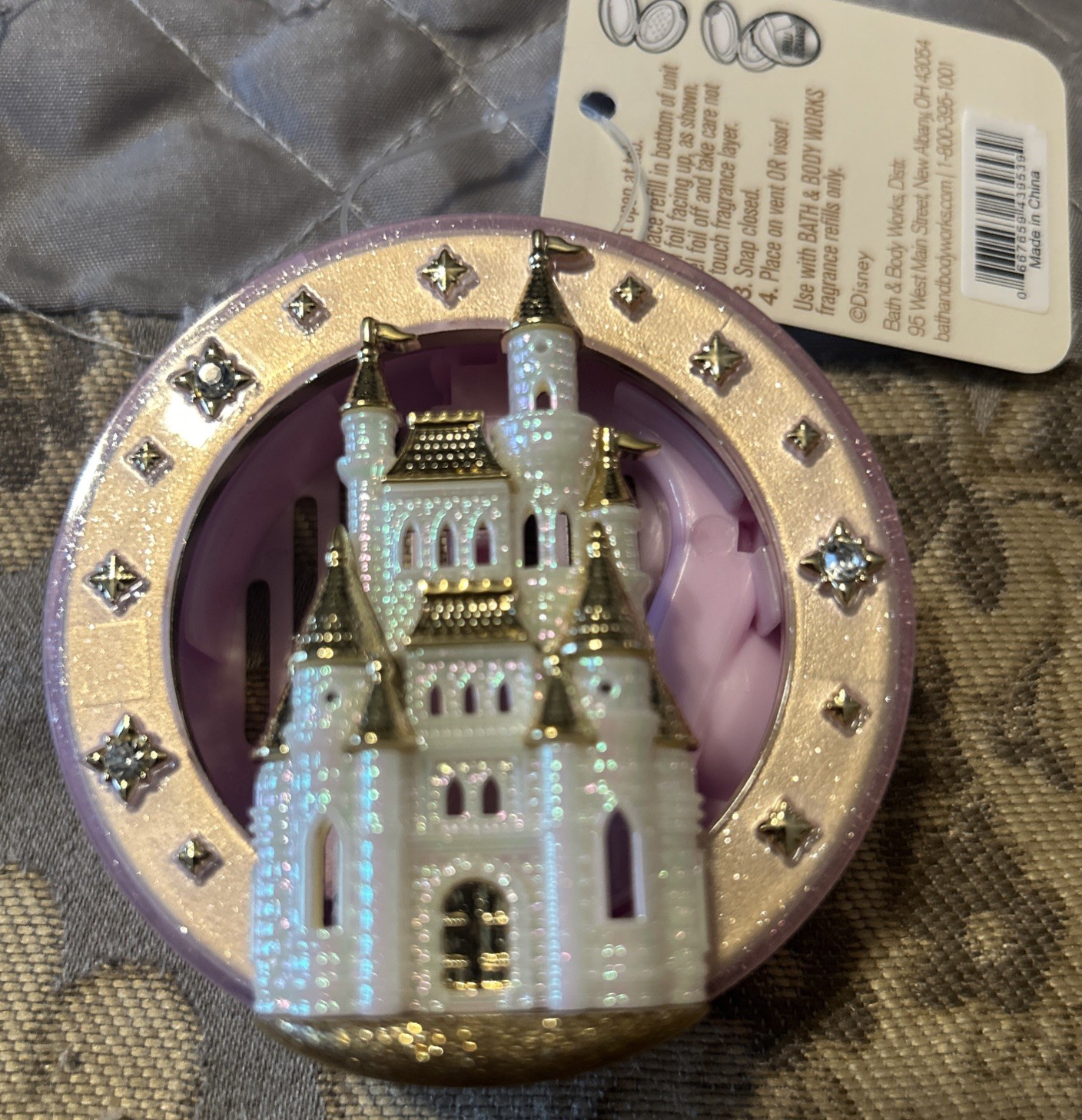 Bath & Body Works Disney Princess Castle Car Fragrance Holder Castle 2026, NEW