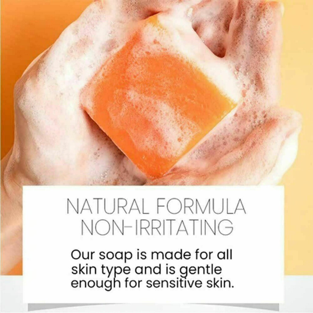 2× Tumeric Soap Skin Whitening Dark Spots lightening Acne Brightening Turmeric