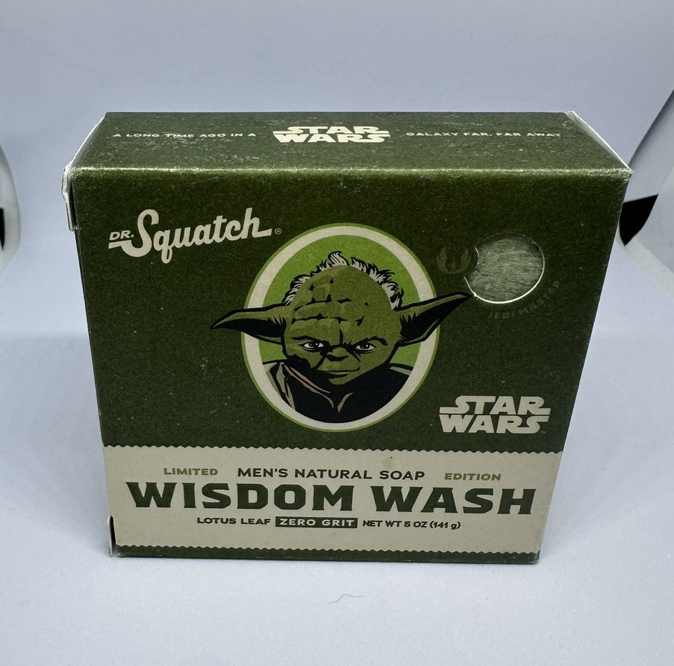 Dr Squatch Star Wars Bundle Soap Limited Edition 3 Pack Lot Yoda Luke Darth Maul