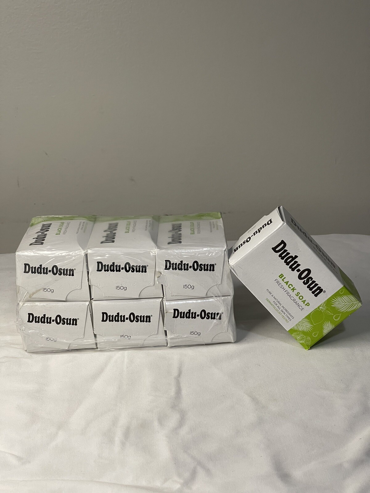 Dudu Osun African Black Soap, 100% Natural Soap( Pack Of 6)