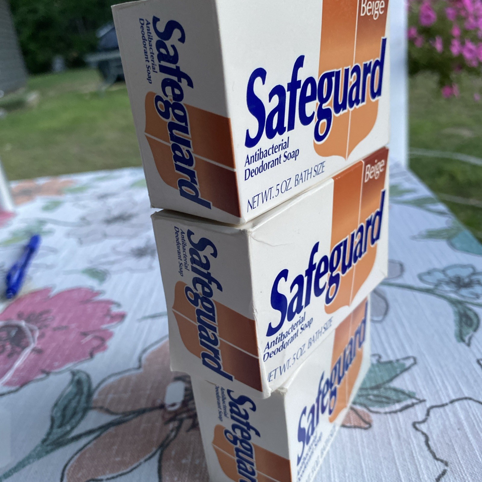 Lot of 3 Vintage Safeguard Deodorant Soap Bars New And Sealed Large 5oz