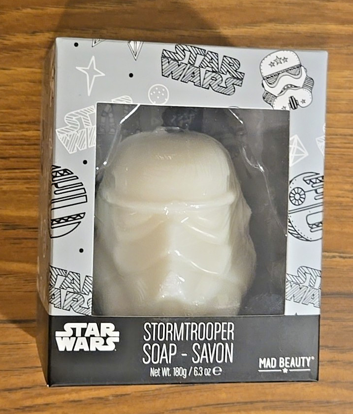 Star Wars Storm Trooper Soap On A Rope Cedarwood & Lime Fragrance *Sealed*