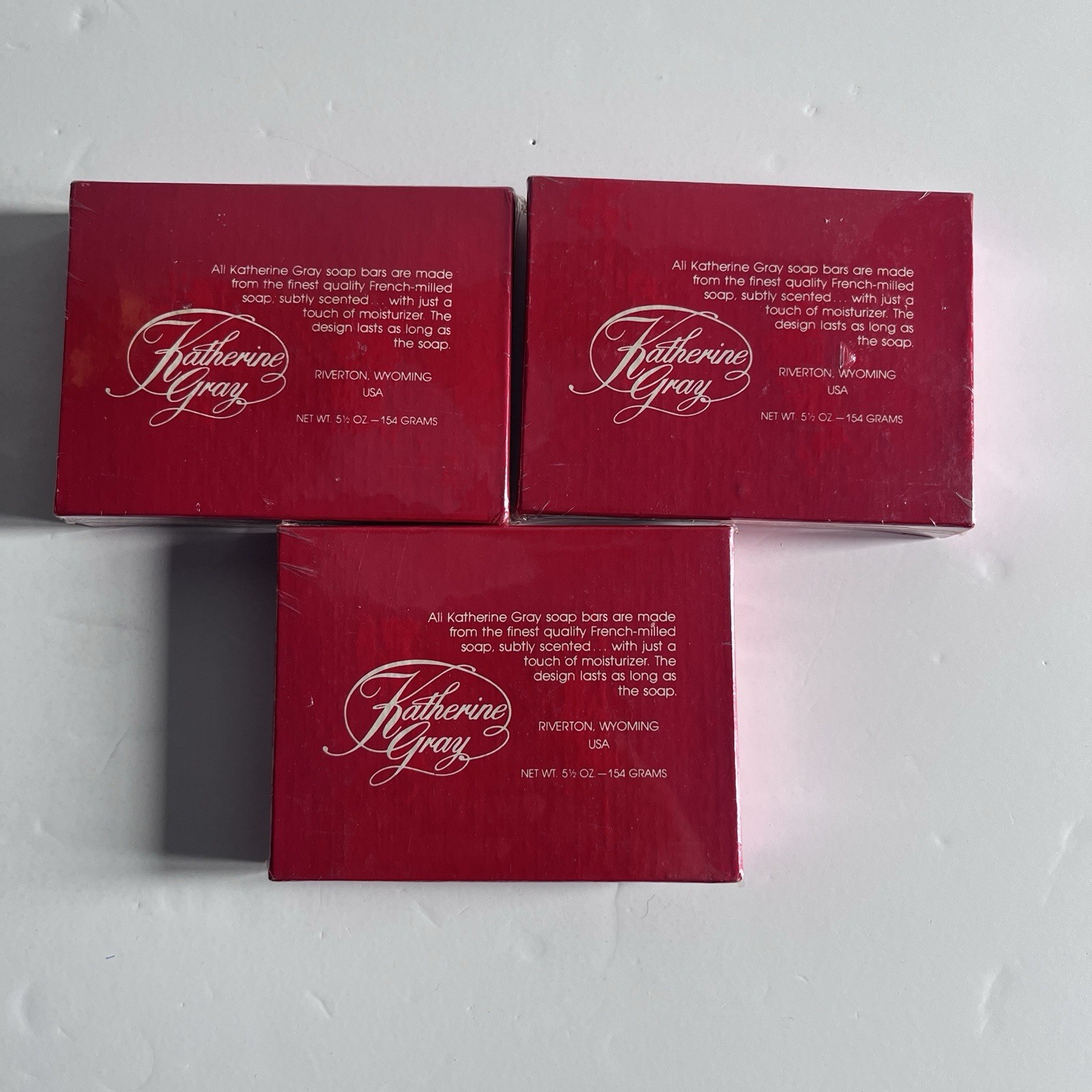 Vintage Katherine Gray Soap French Milled Soap Foxy Lady Lot Of 3