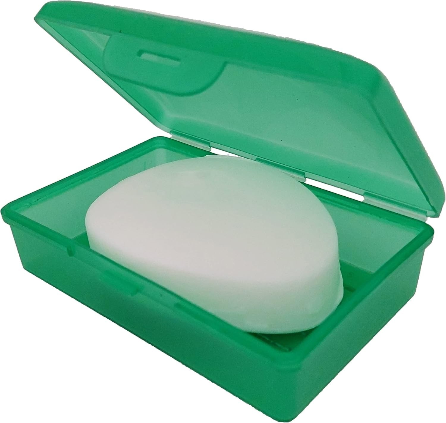 Soap Box Green, 1 Ct – Made in The – Soapbox with Hinged Lid and Secure Latch