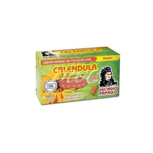 NEW DEL INDIO PAPAGO Neutral Bar Soap with Calendula Cleanses Moisturize 125g